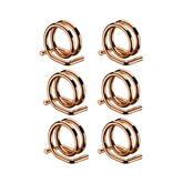 Argola para Guardanapo 6 Peças - Ela Decora